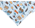 Hoppy Times Pet Bandana - Mutty Mornings