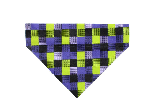 Joker/Beetlejuice Plaid Pet Bandana - Mutty Mornings
