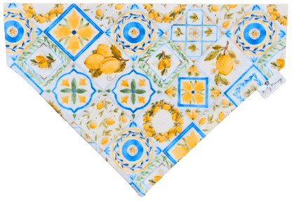 Lemon Grove Tile Pet Bandana - Mutty Mornings