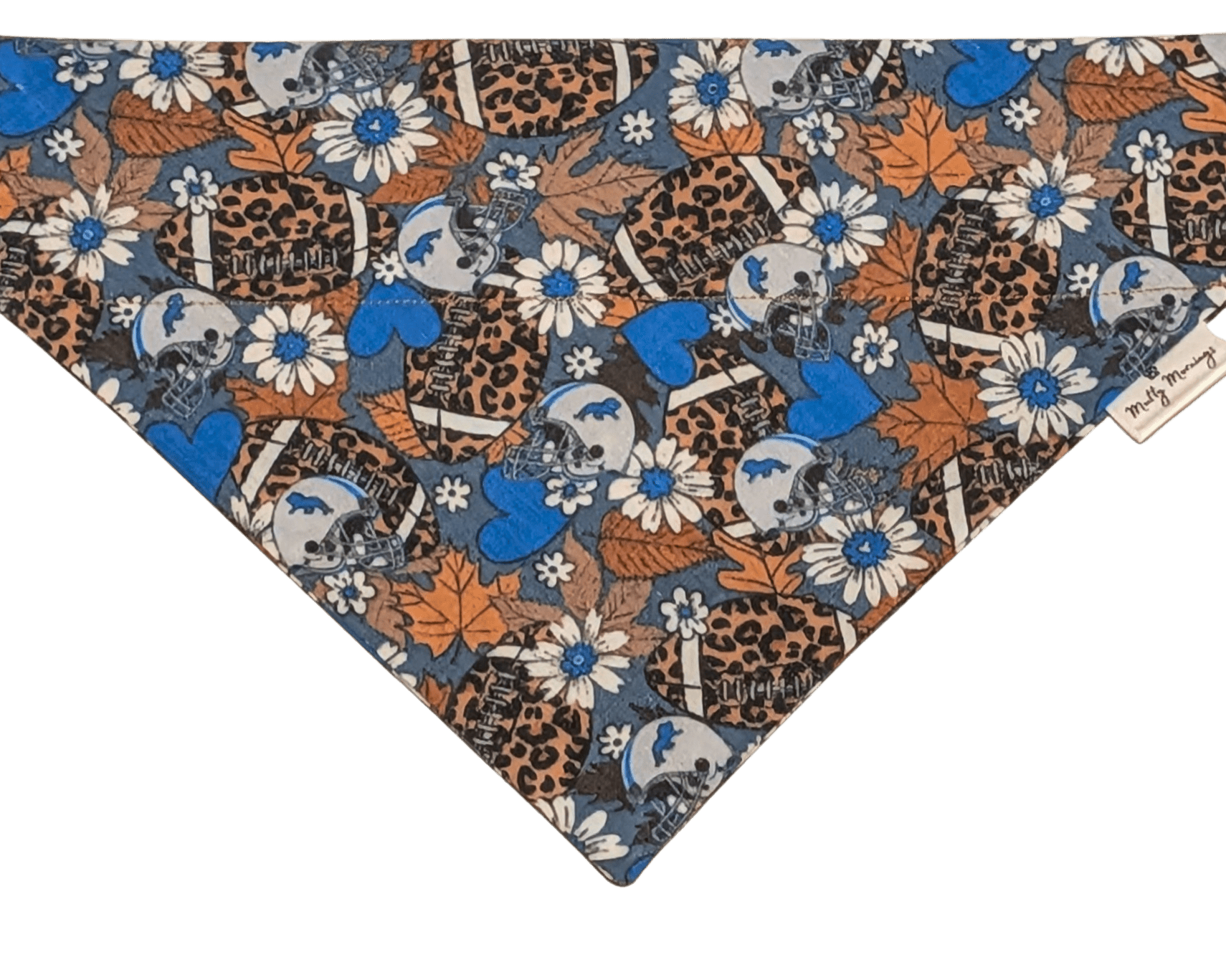 Lions Leopard Football Bandana &amp; Headband Set - Mutty Mornings