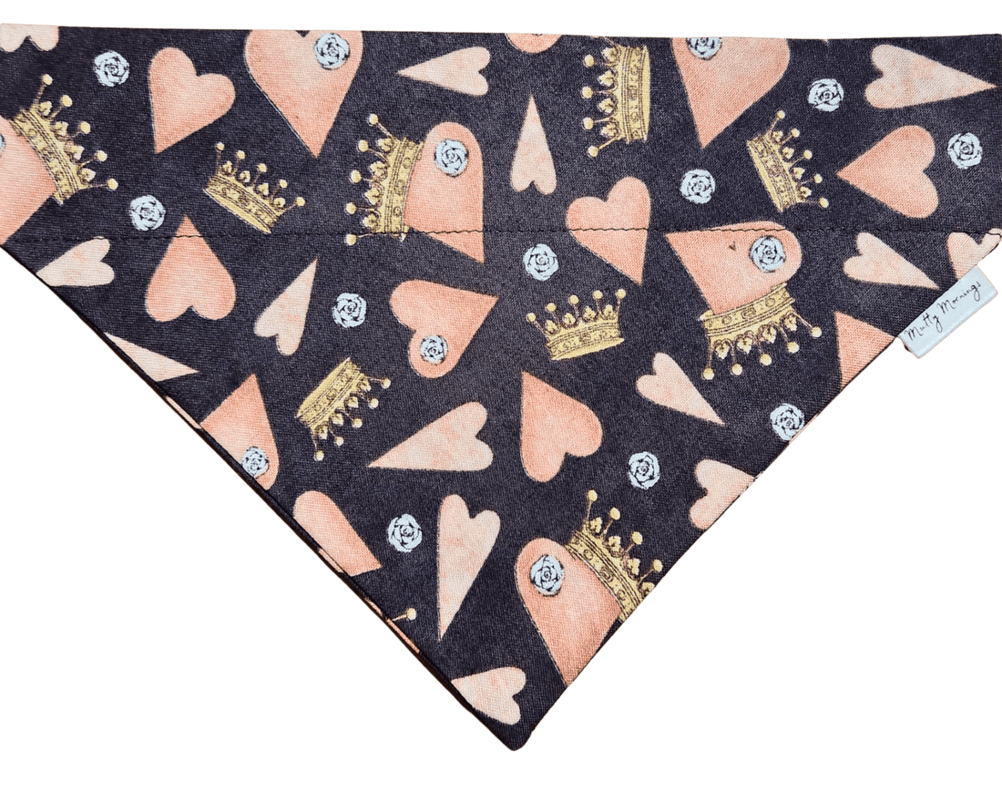 Love You, Queen Pet Bandana - Mutty Mornings