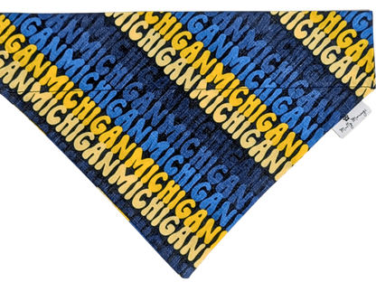 Michigan Wolverines Pet Bandana - Mutty Mornings