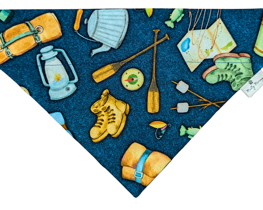 Midnight Campout Pet Bandana - Mutty Mornings
