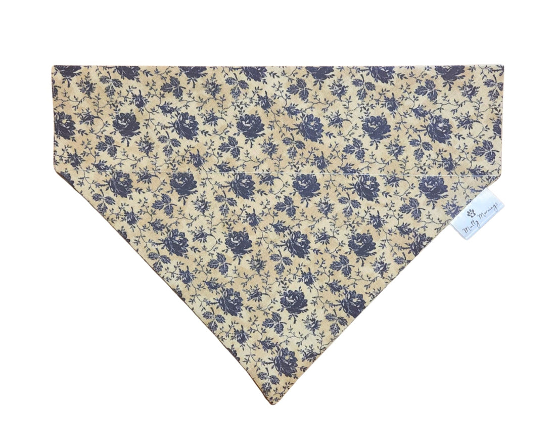 Midnight Rose Pet Bandana - Mutty Mornings