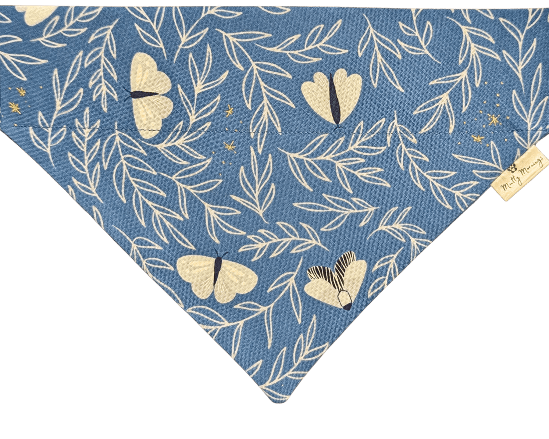 Moonlight Moth Pet Bandana - Mutty Mornings