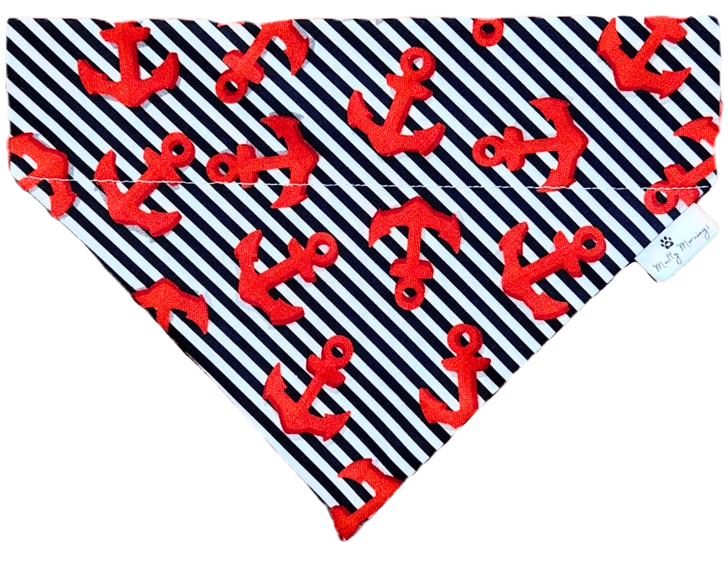 Nautical Anchors Pet Bandana - Mutty Mornings