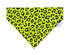 Neon Leopard Print Pet Bandana - Mutty Mornings