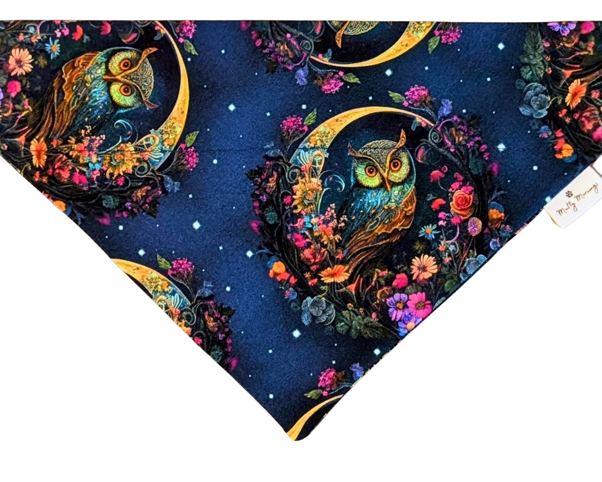 Nocturnal Nectar Pet Bandana - Mutty Mornings