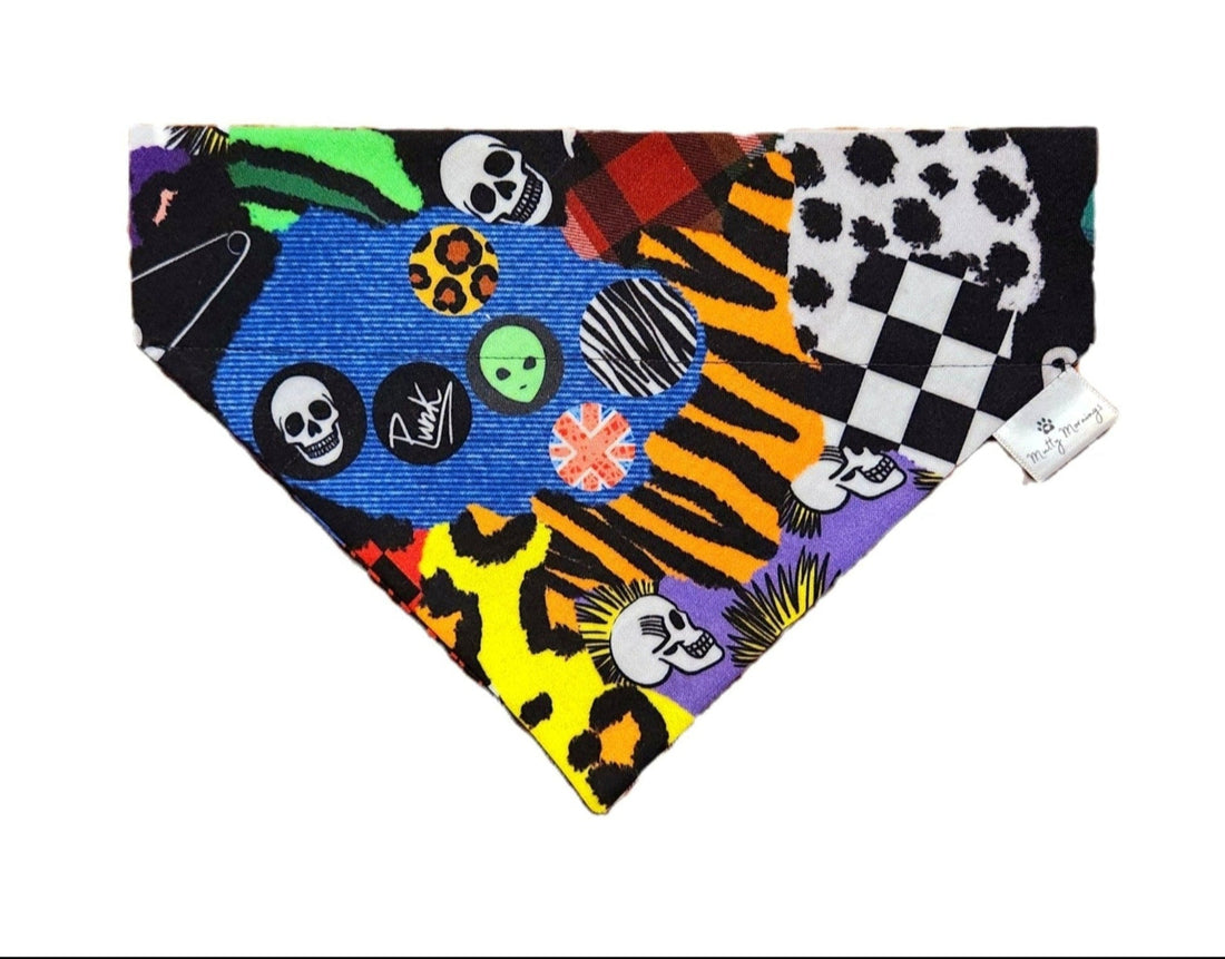 Old School Punk Pet Bandana - Mutty Mornings