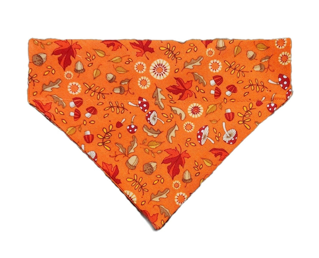 Orange Fall Foliage Pet Bandana - Mutty Mornings