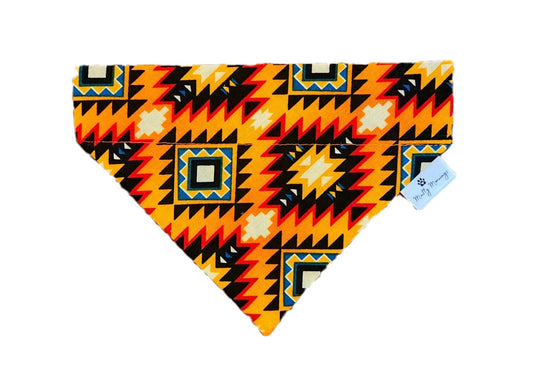 Orange Western Pet Bandana - Mutty Mornings