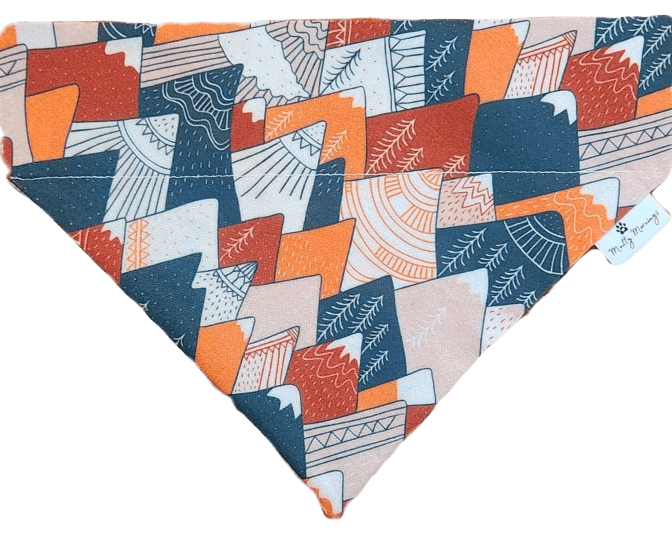 Painted Mountain Peaks Pet Bandana - Mutty Mornings