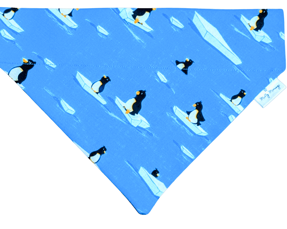 Penguins on Ice Pet Bandana - Mutty Mornings