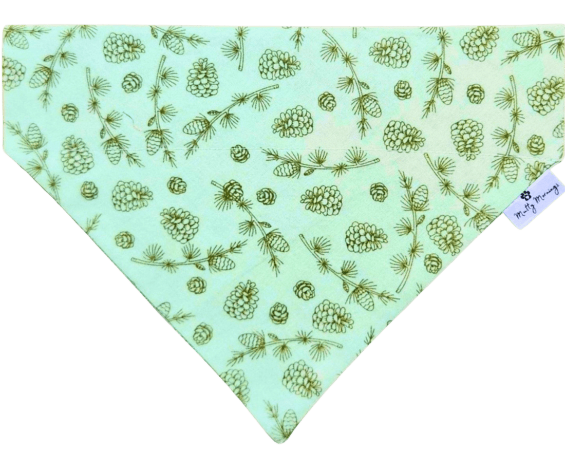 Peppermint Pine Pet Bandana - Mutty Mornings