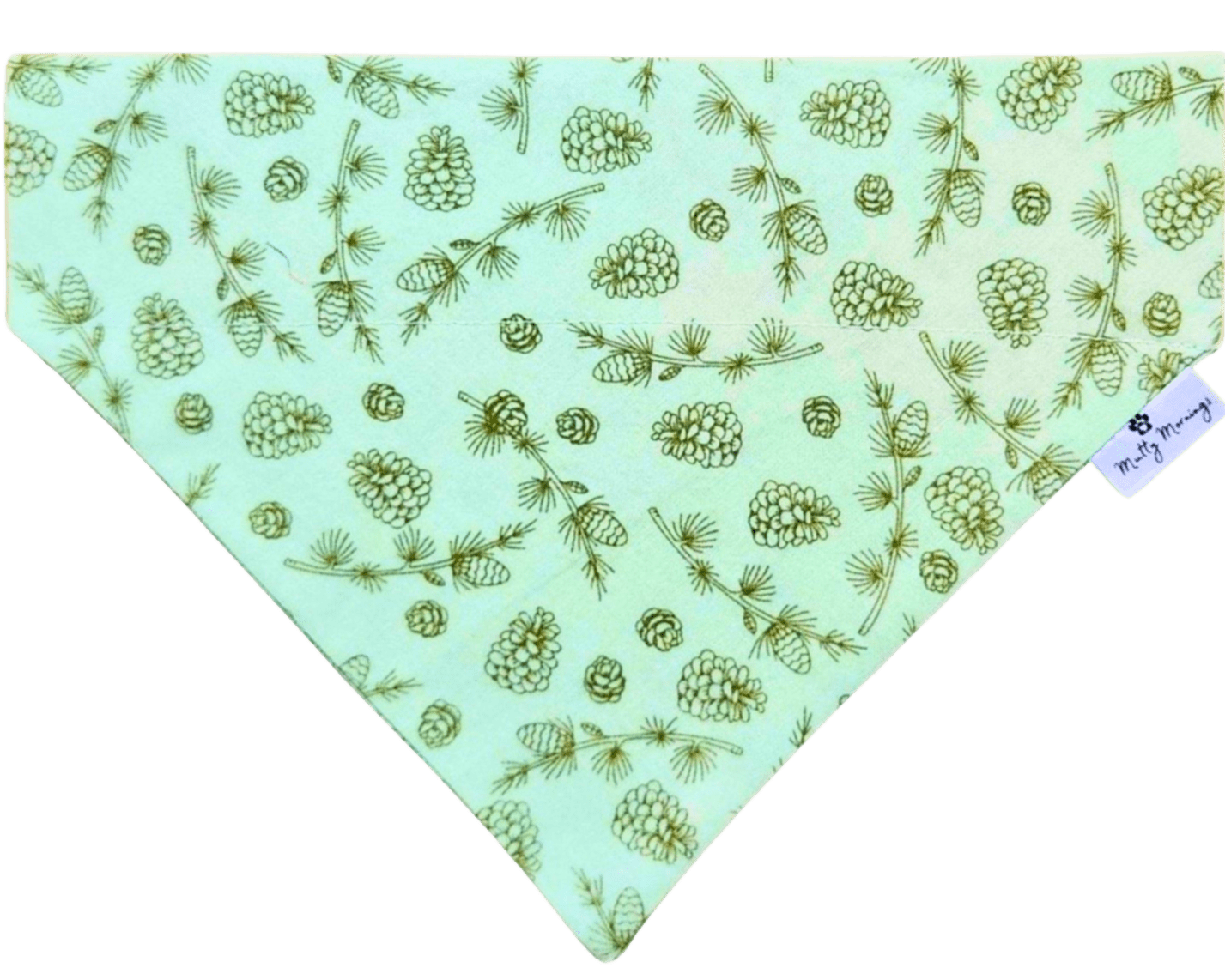 Peppermint Pine Pet Bandana - Mutty Mornings