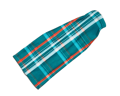 Pine &amp; Spruce Plaid Bandana &amp; Headband Set - Mutty Mornings