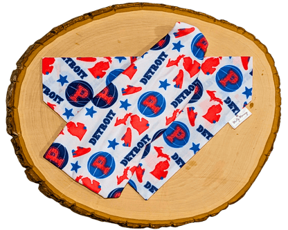Pistons Bandana &amp; Matching Headband Set - Mutty Mornings