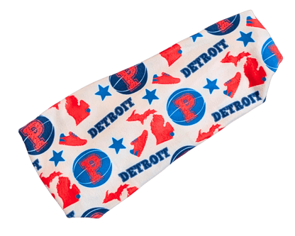 Pistons Bandana &amp; Matching Headband Set - Mutty Mornings