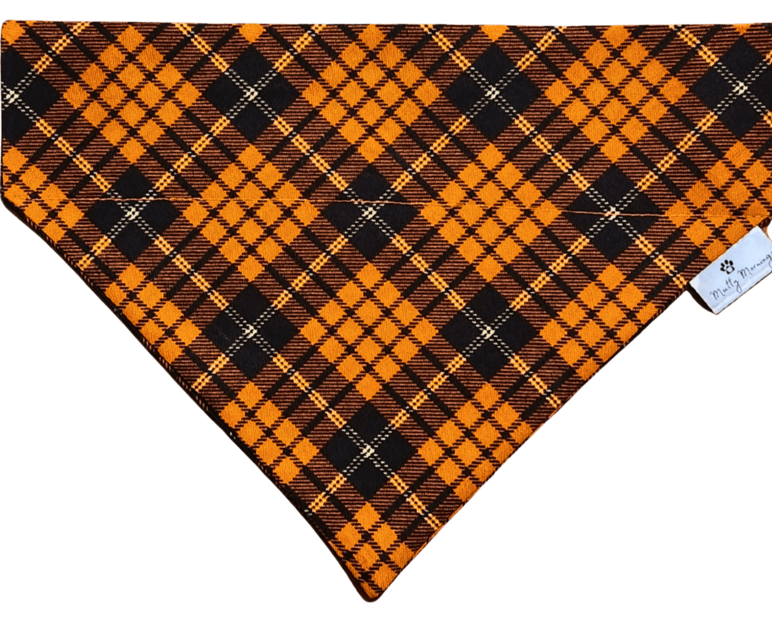 Plaid - O - Lantern Pet Bandana - Mutty Mornings