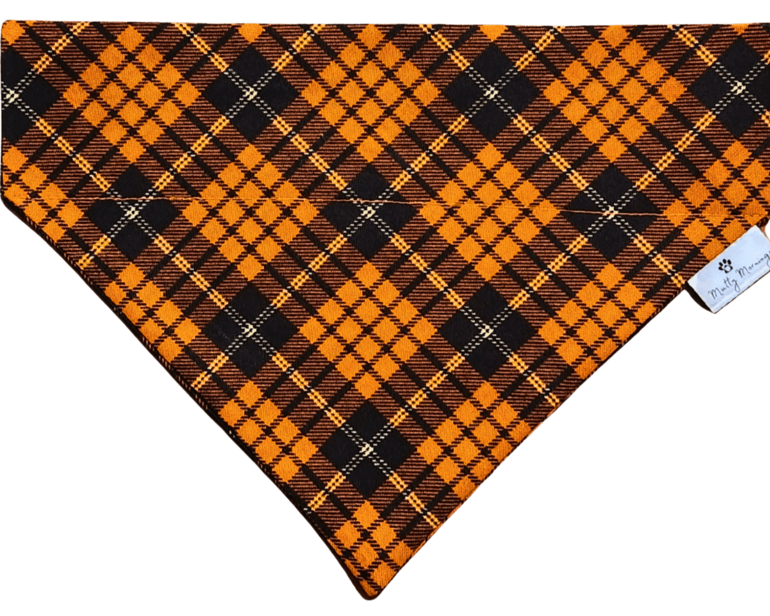 Plaid - O - Lantern Pet Bandana - Mutty Mornings