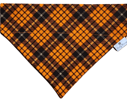 Plaid - O - Lantern Pet Bandana - Mutty Mornings