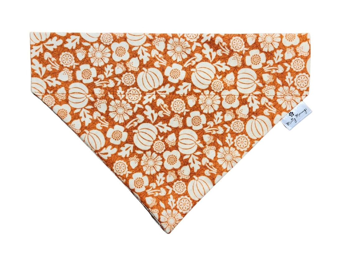 Pumpkin Blooms Pet Bandana - Mutty Mornings