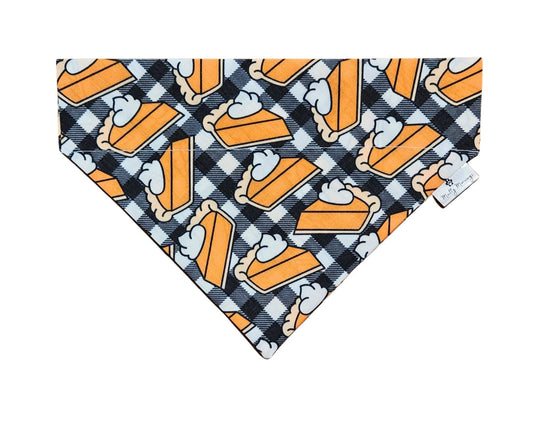 Pumpkin Pie Plaid Pet Bandana - Mutty Mornings