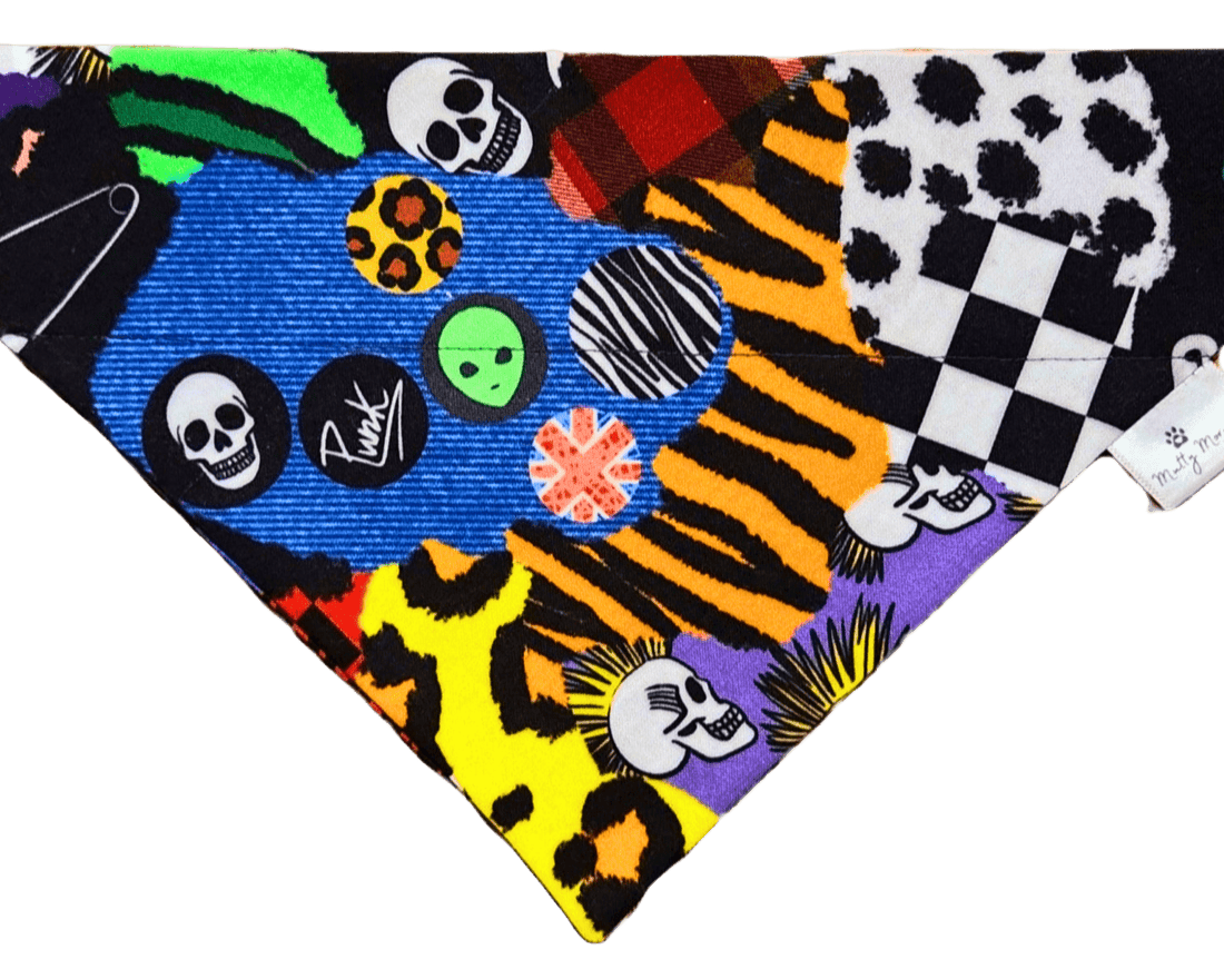 Punkish Pet Bandana - Mutty Mornings