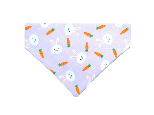 Purple Bunny Pet Bandana - Mutty Mornings