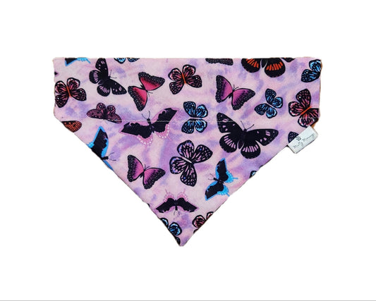 Purple Butterflies Pet Bandana - Mutty Mornings
