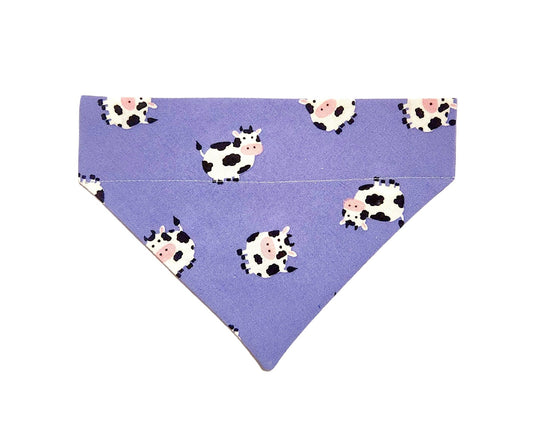 Purple Cows Pet Bandana - Mutty Mornings