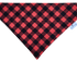 Red Buffalo Check Plaid Pet Bandana - Mutty Mornings