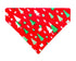 Red Christmas Trees Pet Bandana - Mutty Mornings