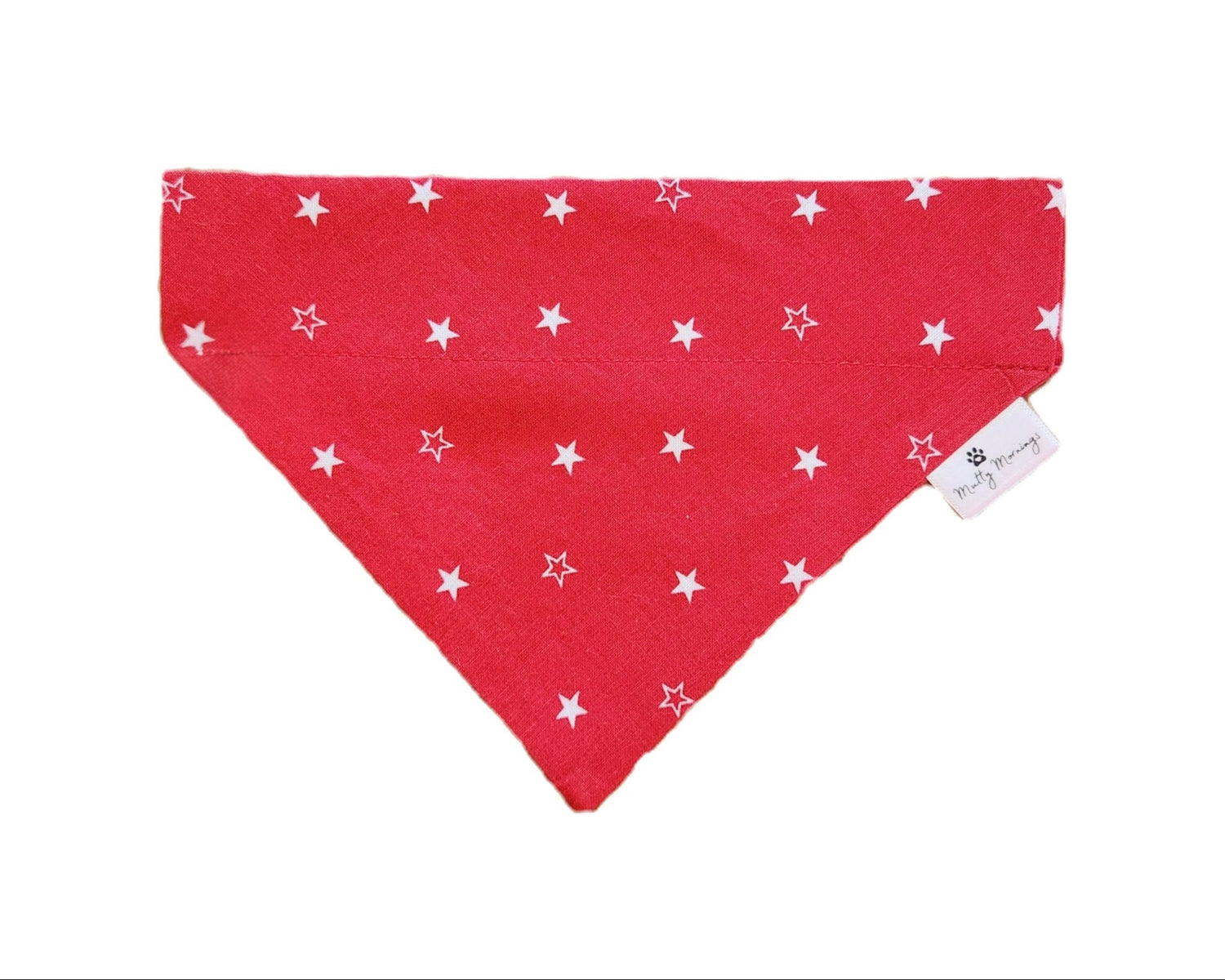 Red Stars Pet Bandana - Mutty Mornings