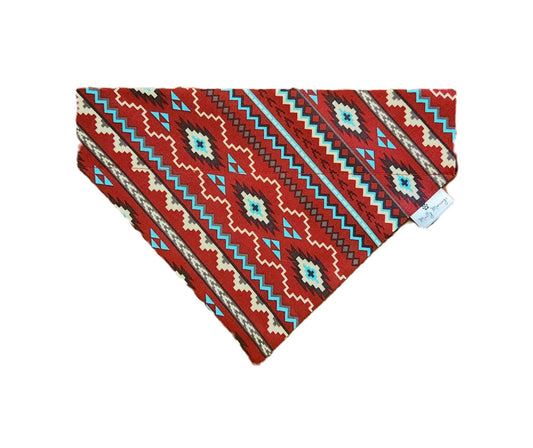 Red Western Pet Bandana - Mutty Mornings