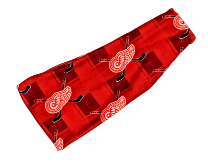 Red Wings Plaid Bandana &amp; Matching Headband Set - Mutty Mornings