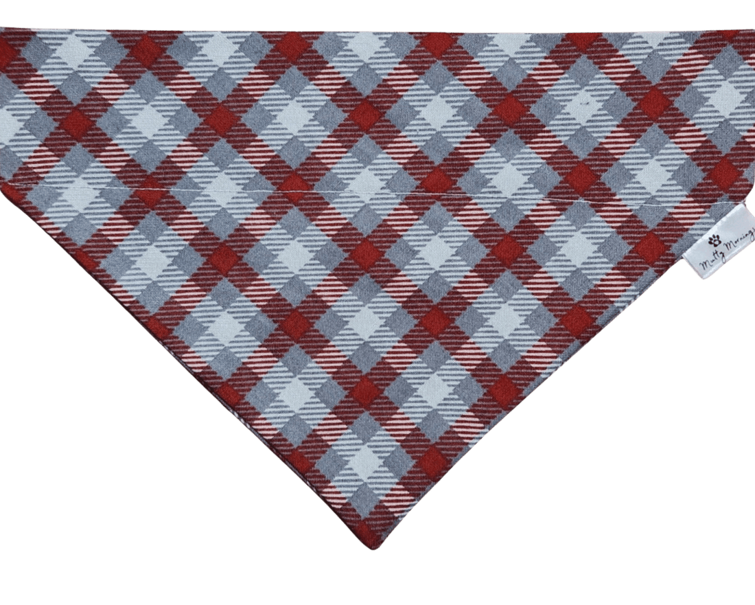 Redwood Lodge Plaid Pet Bandana - Mutty Mornings