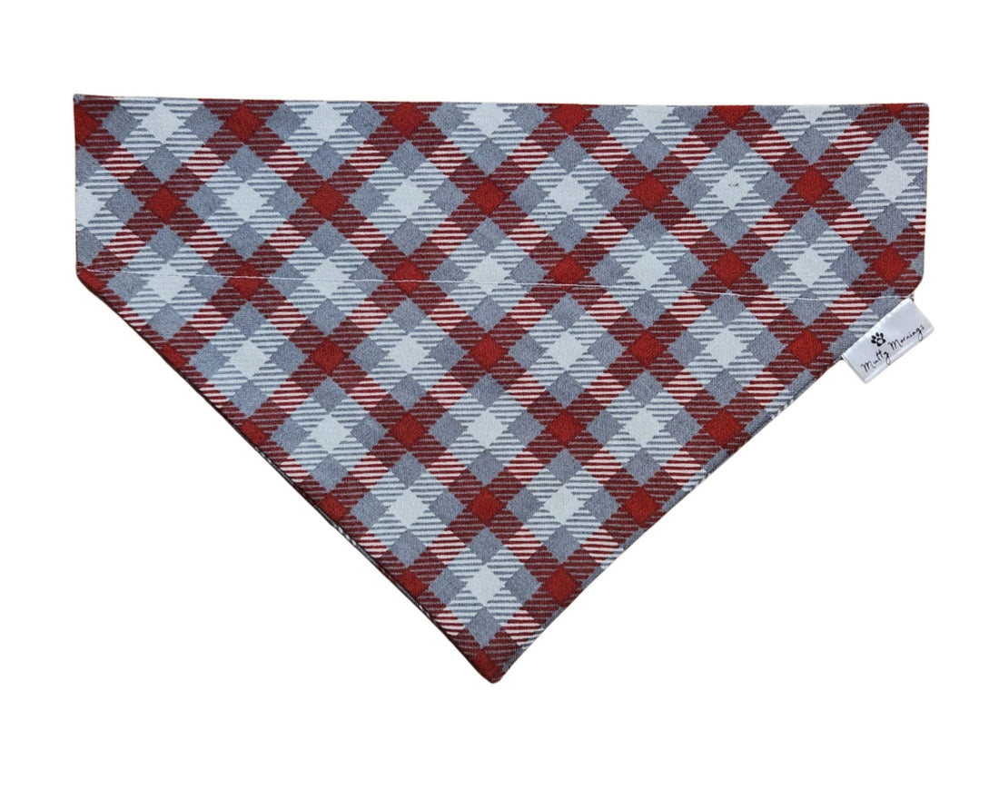 Redwood Lodge Plaid Pet Bandana - Mutty Mornings