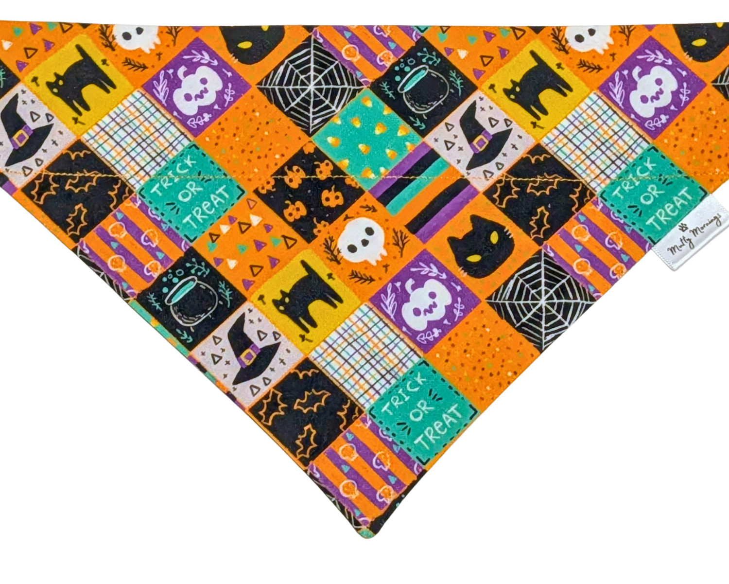 Spooky Squares Pet Bandana