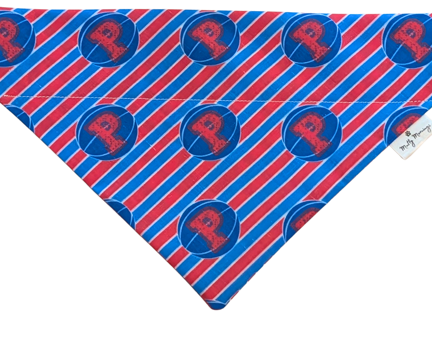 Detroit Pistons Stripe Pet Bandana