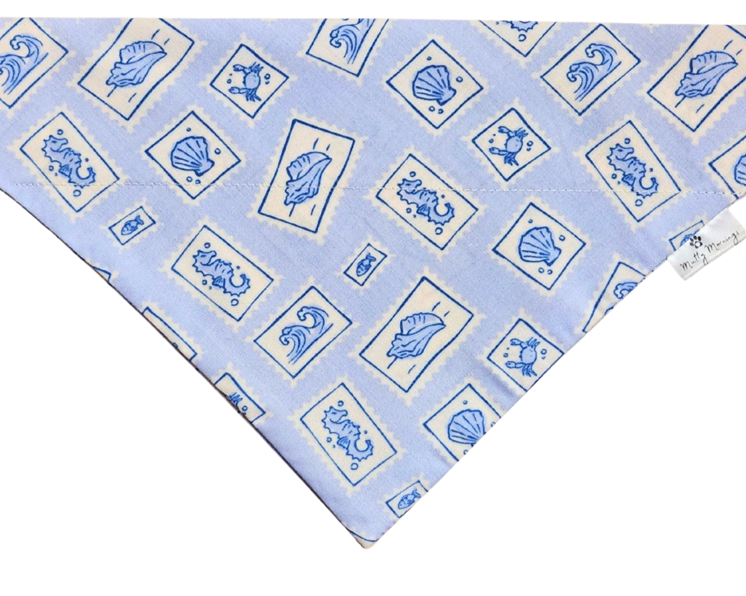 Seaside Stamps Pet Bandana - Mutty Mornings
