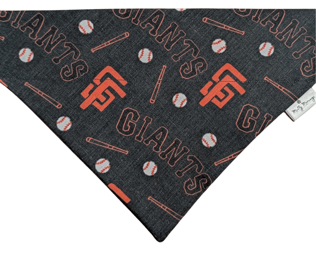 SF Giants Baseball Pet Bandana - Mutty Mornings