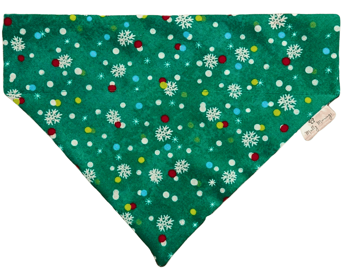 Snow Day Sprinkle Pet Bandana - Mutty Mornings