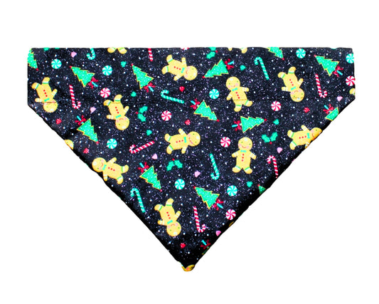 Sparkle Gingerbread Pet Bandana - Mutty Mornings