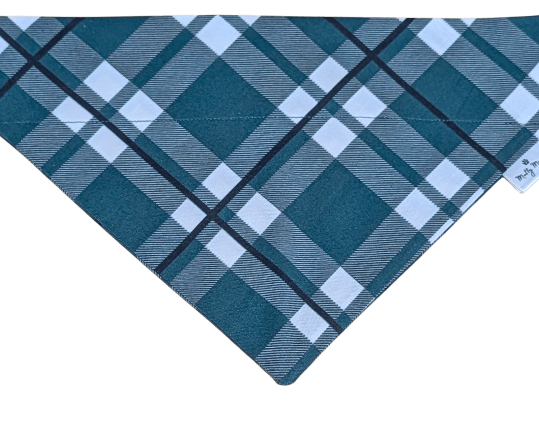 Spartans Plaid Pet Bandana - Mutty Mornings