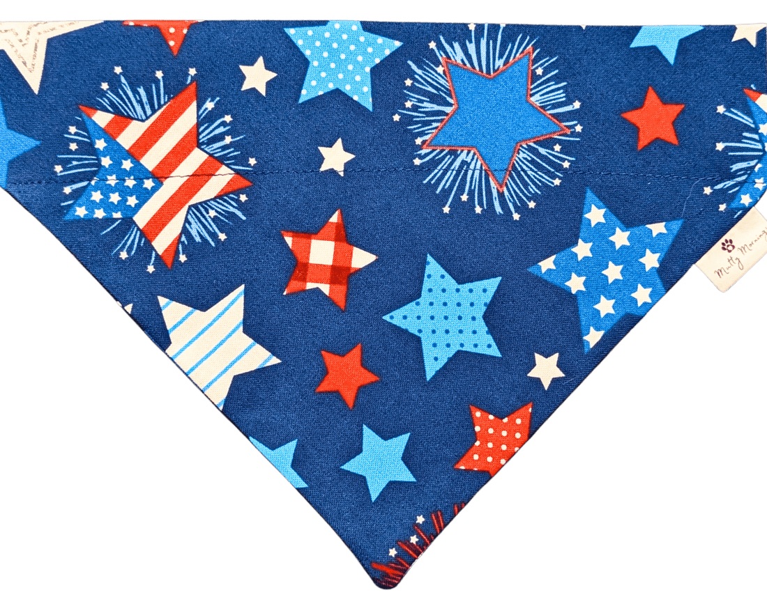 Star - Spangleds Skies Pet Bandana - Mutty Mornings