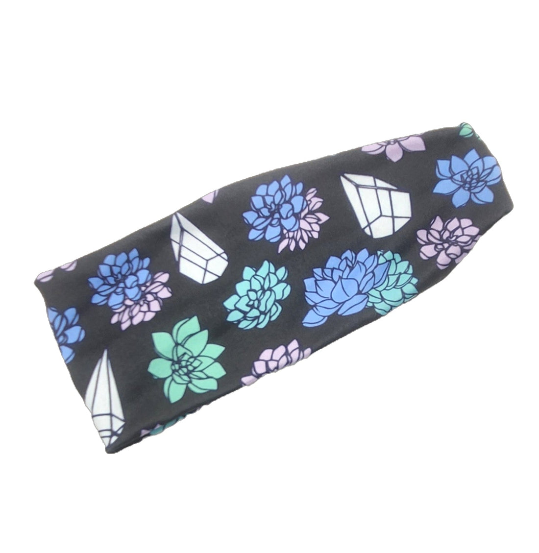 Succulent Crystals Bandana and Headband Set - Mutty Mornings