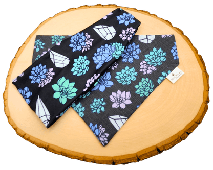 Succulent Crystals Bandana and Headband Set - Mutty Mornings