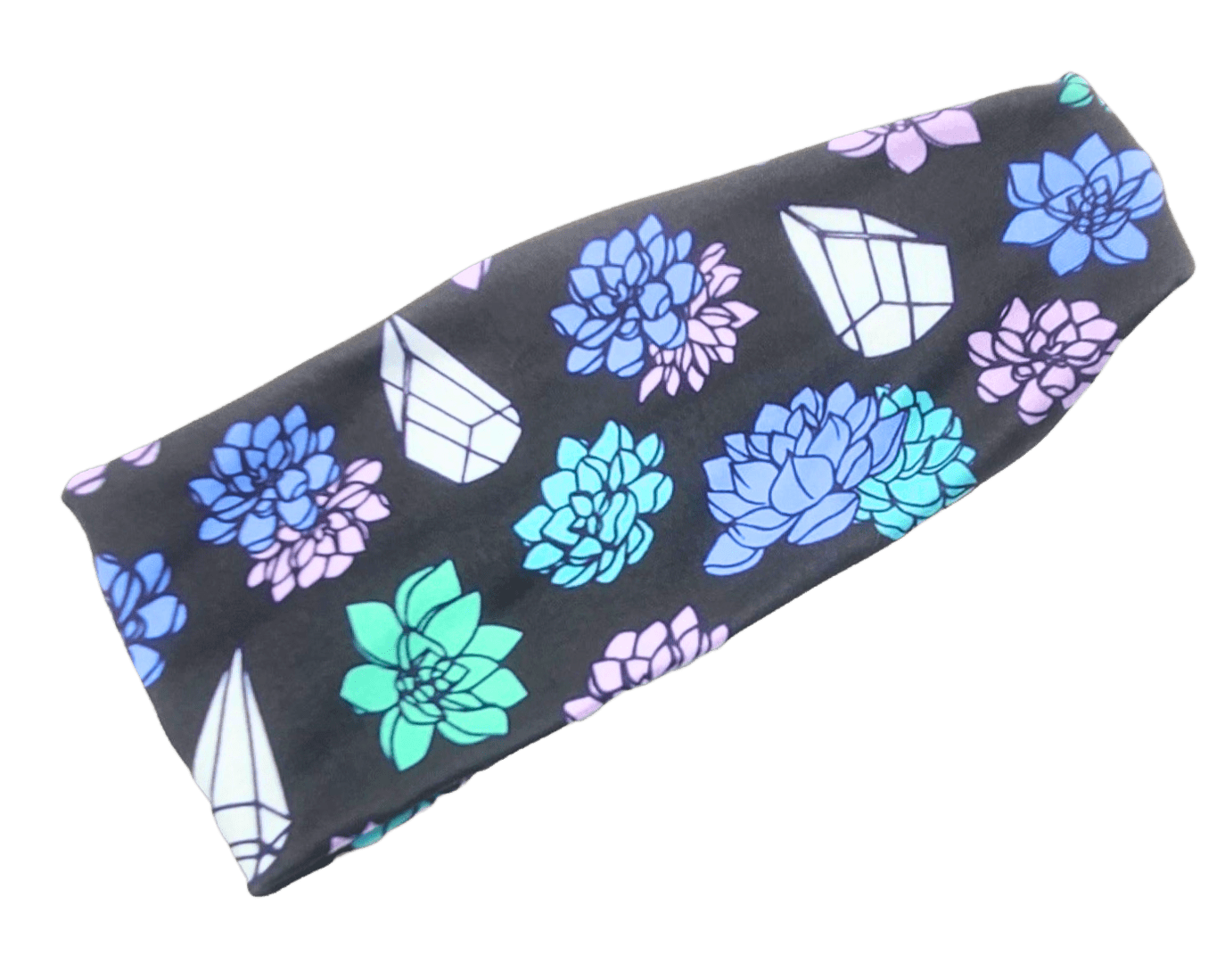 Succulent Crystals Bandana and Headband Set - Mutty Mornings