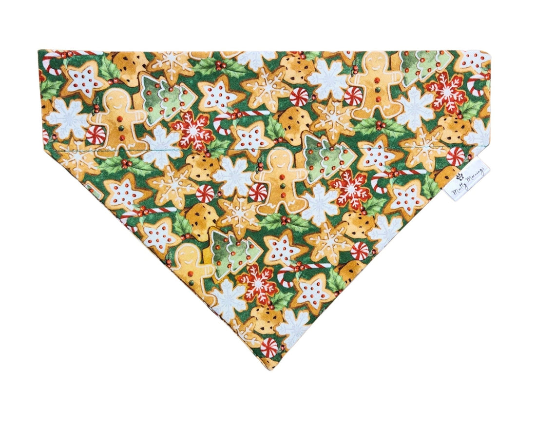 Sweet &amp; Spiced Gingerbread Pet Bandana - Mutty Mornings